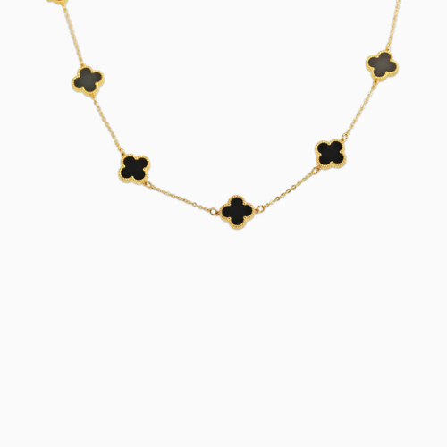 Collar de Trébol negro